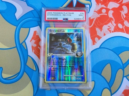 Gyarados G - 2009 Pokemon Platinum Reverse Holo Foil #30 Vintage - PSA 9