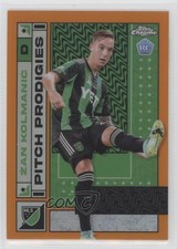 Zan Kolmanic Chrome 2022 Orange Refractor /25 #86