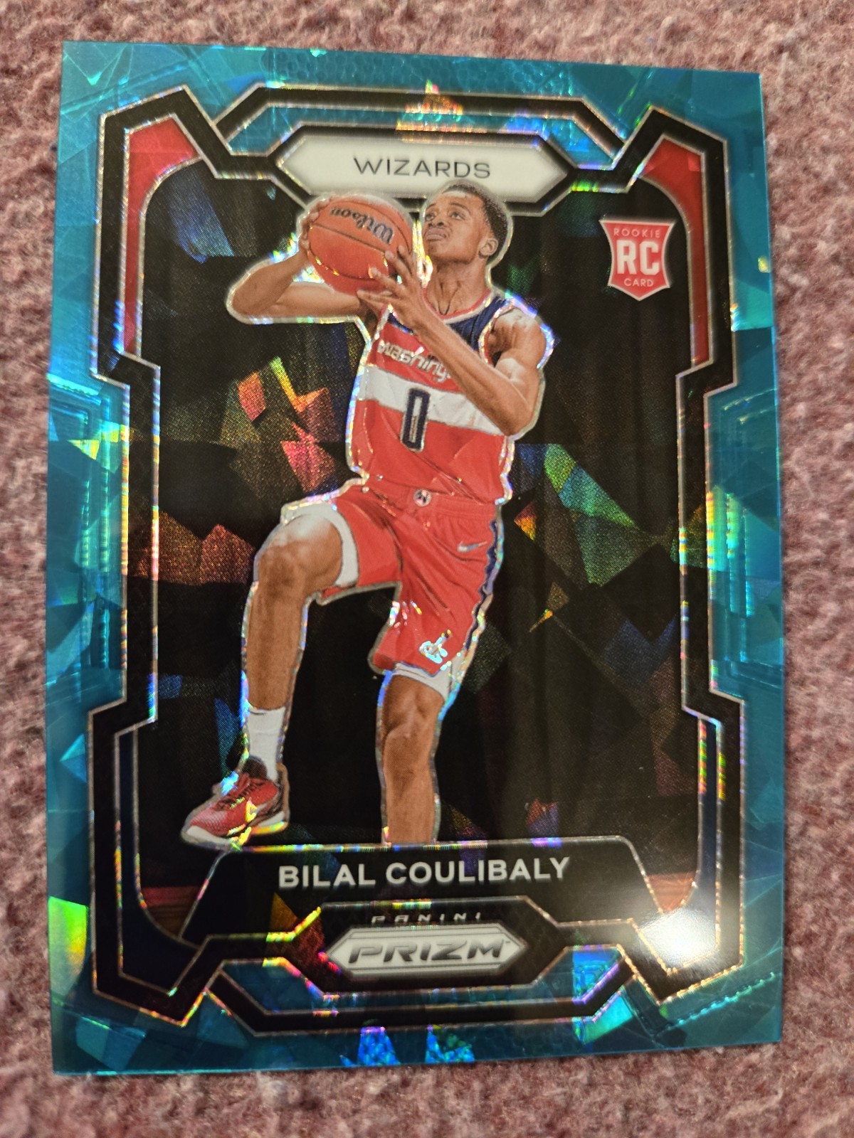 BILIL COULIBALY 2023 Panini Prizm Bilal Teal Ice 153/225 Rookie #153 RC