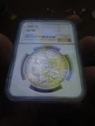 1896 Morgan Silver Dollar - NGC Au58 Toning 90% Silver Ships Free Tough Graded!