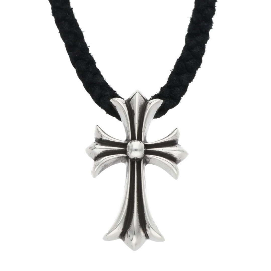 Chrome Hearts CH CRS SML BC Small Cross Bolo Tip W Silver Necklace Men's Used a3 thumbnail 2