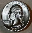 🟅 BU 1955 90% Silver Wash. 25¢ - 71-Year-Old Coin