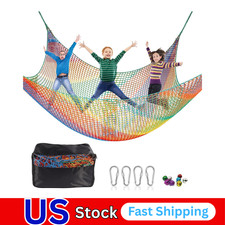 Kids Playground Climbing Cargo Net - 6.5 x 9.8Ft Kids Playground Safety Net,Poly