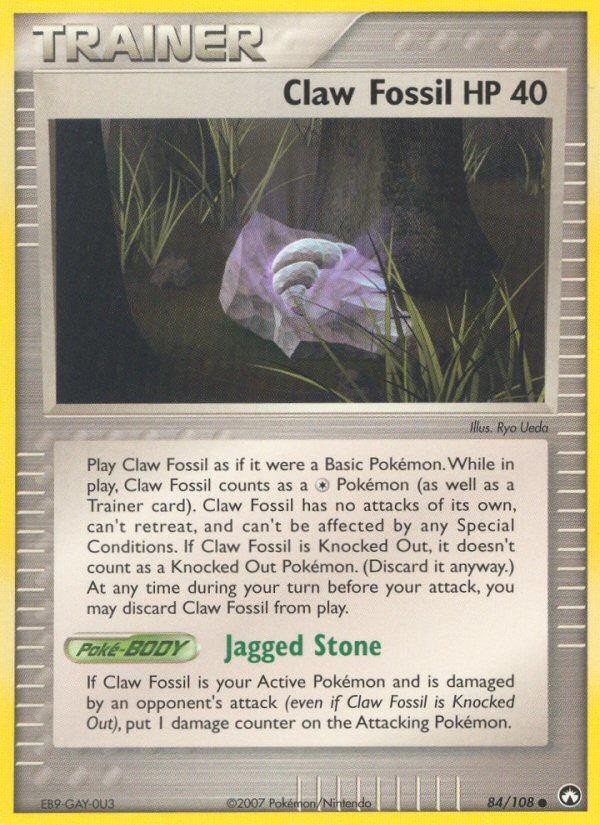 Pokemon Claw Fossil (84/113) Power Keepers MP