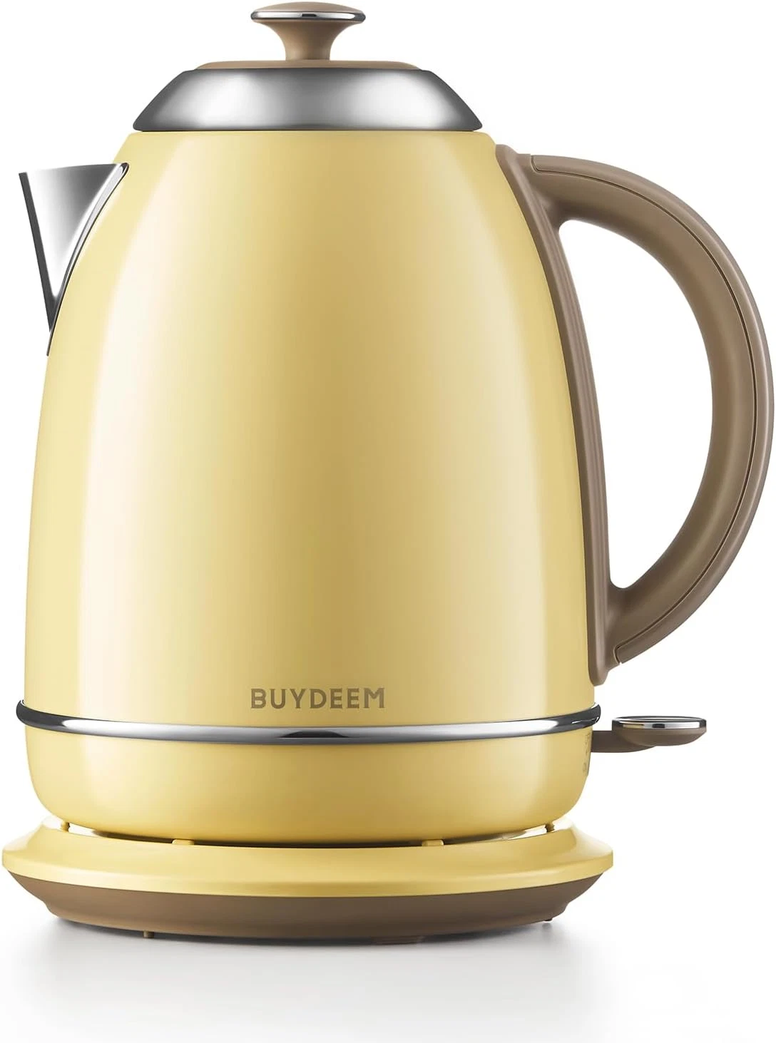 K640 Mellow Yellow Electric Tea Kettle with Auto Shut-Off, 1.7L