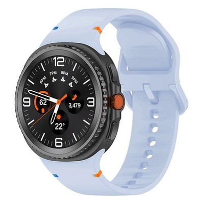 Silicone Watch Band For Samsung Galaxy Watch 8 40mm 44mm Classic 46mm Strap