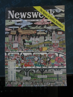Newsweek Magazine January 1967 Agony of Getting Anywhere Airlines Subway Trains