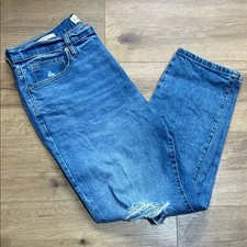 Universal Thread High Rise 90s Slim Classic Blue Distressed Mom Jeans