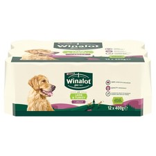 WINALOT Classics Mixed in Jelly Turkey & Lamb Wet Dog Food 400 g (Pack of 12) 3.25 per kilo