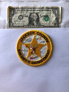 Jackson County Wisconsin Police Patch Sheriff Dept. Un-sewn great condition