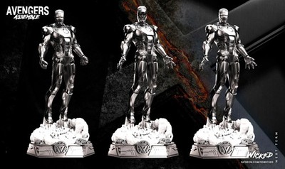 3D gedruckter 16K Fan Made WICKED - Iron Man Statue bis 350mm