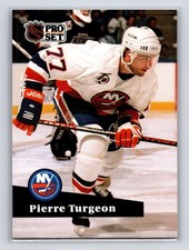 1991-92 Pro Set - Pierre Turgeon #433 New York Islanders Hockey Card