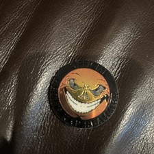 Vintage Official Krome Kap Slammer Grin Smiley Face Pog Metal Slammer 1994