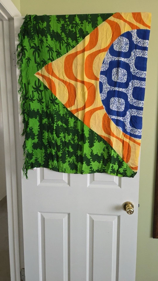 Sarong brasileño/canga brasileira - Sarong de playa traje de baño cubierta - bandera de Brasil Foto 2 de 4