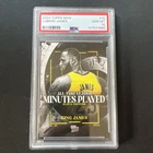 LEBRON JAMES 2024 TOPPS NOW ALL TIME LEADER MINUTES PLAYED CARD 10 PSA 10 GEM MT