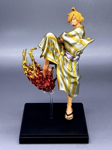 One Piece Sangoro Sanji Figure Repaint Wano Country Custom, Used - Imagen 2 de 12