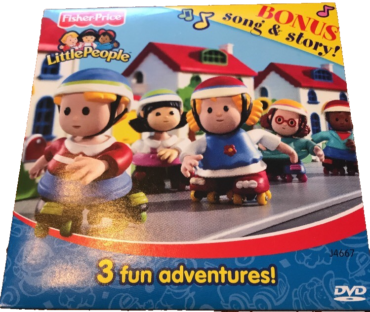 Fisher Price Little People 3 Fun Adventures DVD 2005 Bonus Song