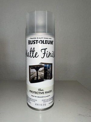 Rustoleum Matte Finish Clear Spray Protective Finish Paint 342561