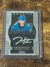 2023-24 UD Ice Exquisite Collection Henry Thrun Rookies Auto /99 R28
