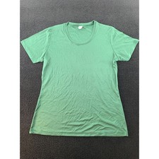 Sport Tek Ladies Short Sleeve T Shirt Green Size S Athletic Performance Tee