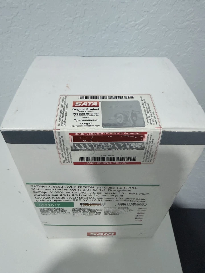 Pistola pulverizadora de pintura digital Sata Jet X 5500 RP boquilla 1,3 O nueva y sellada 1061811 Foto 2 de 4