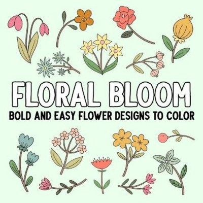 Hue Coloring Floral Bloom (Taschenbuch)