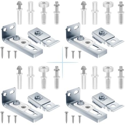 4 Pack Bifold Door Hardware, Folding Closet Doors Repair Kit, Bi Fold Closets...