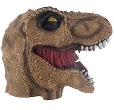 T-Rex Dinosaur Latex Mask Animal Fancy Dress Halloween Adult Costume Accessory