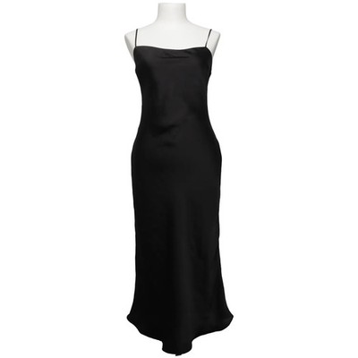 Glassons, Maxikleid, Größe: 38, Schwarz, Polyester, Einfarbig, Satin, Damen #EOg