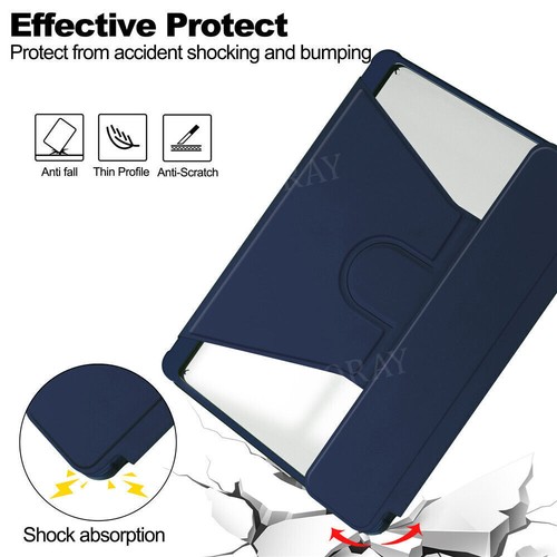 For NEW iPad A16 Air 11 / 13 inch M3 2025 Rotation Leather Shockproof Smart Case - Picture 33 of 58