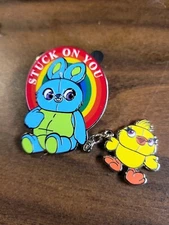 Disney Pixar Pals Bunny And Ducky Valentine's Day Mystery Pin 2021 