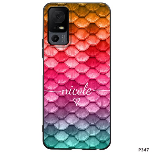 Custodia telefono nome personalizzato silicone per TCL 40 XE 30 50 XL T-Mobile 7 6 - Foto 9 di 44