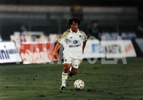 Photo Vintage Gianfranco Zola – Parma Calcio 1996/97, Tirage Presse Argentique, 15x22cm