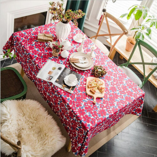 Modern Printed Table Protector Cover Kitchen Dinning Tablecloth Rectangle Decor - Picture 68 of 146