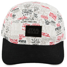 Disney Parks Star Wars Baseball Cap Hat with Sayings in Various Fonts NWT 