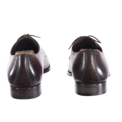 To Boot New York Italy Dress Shoes Men\'s Sz 10.5 Antiqued Brown Leather Oxfords TO BOOT NEW YORK Oxfords Dress Shoes Sz. 10.5 ITALY Leather  main image 2