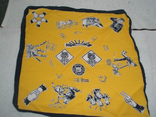 Vintage BSA full Uniform shirt pants scarf hat pin flag 1970's Brighton MA - Picture 7 of 12
