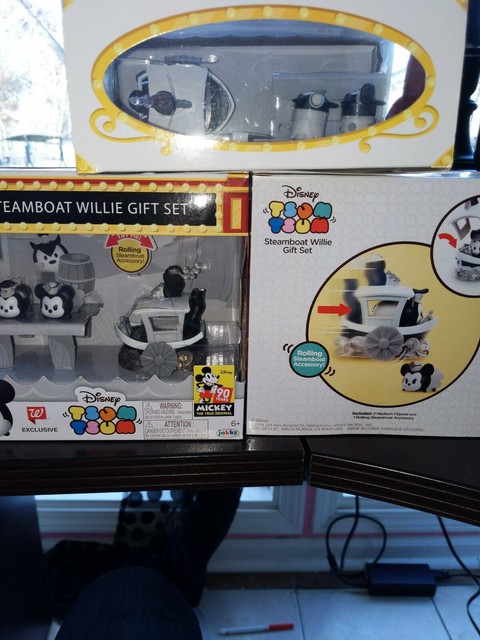 Disney Tsum Tsum Steamboat Willie Gift Set Walgreens 90th Mickey Mouse for sale online | eBay