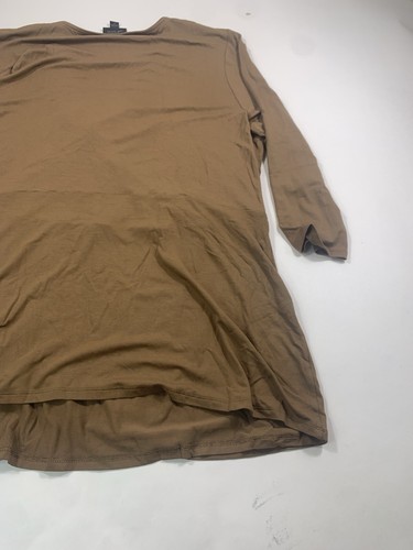 J Jill Dress Womens XL 3/4 Sleeve Lightweight Medium Length Casual Brown - Picture 14 of 19