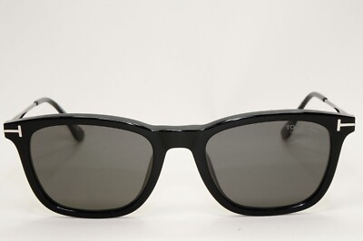 Tom Ford Sunglasses Arnaud-02 Polarized Black Silver Square FT0625
