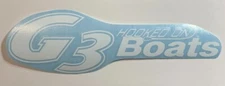 G3 Boats Logo #1 - Die Cut Vinyl Decal High Quality Outdoor Sticker Fishing
