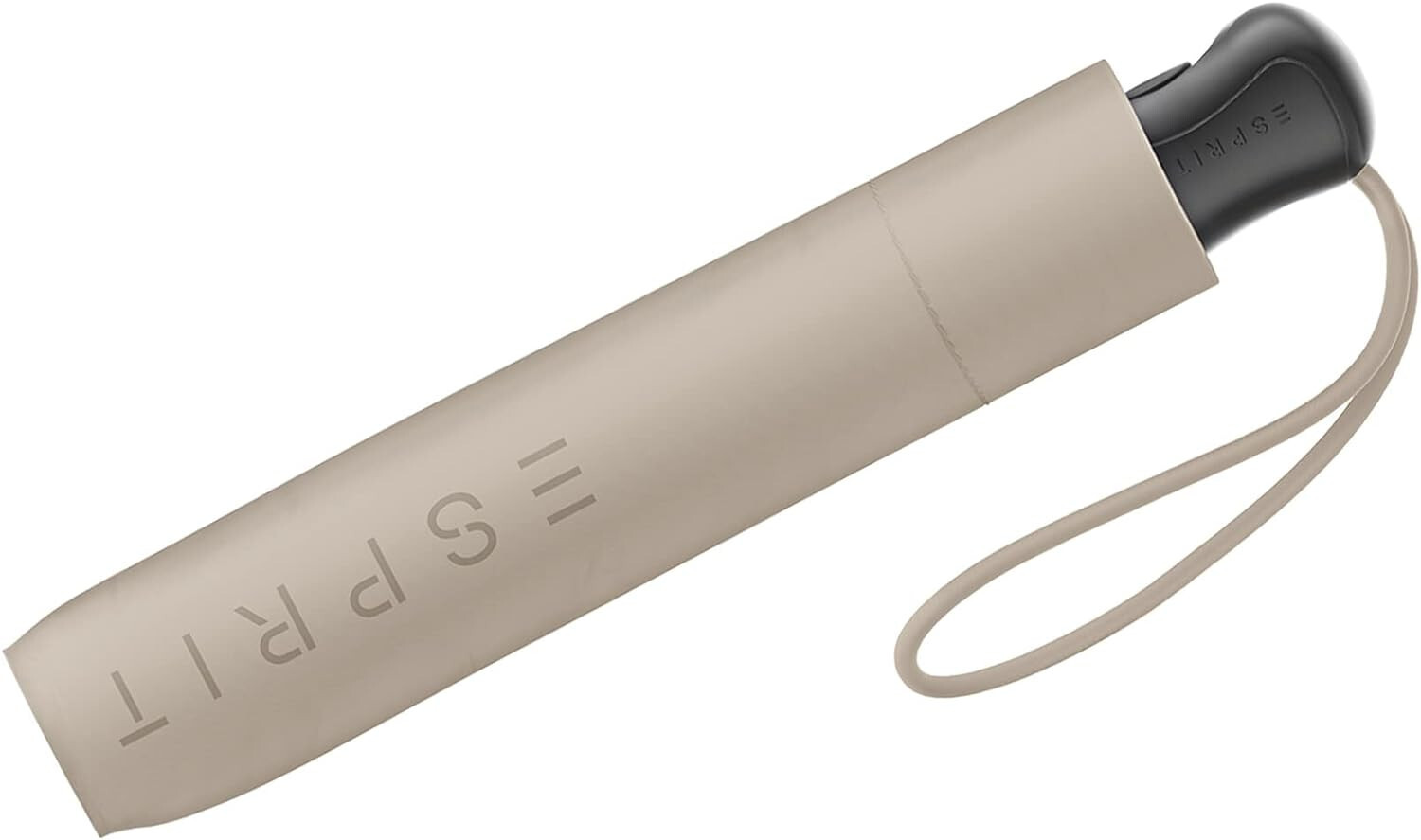 Regenschirm ESPRIT Easymatic Slimline Taupe Gray Automatik Damen  