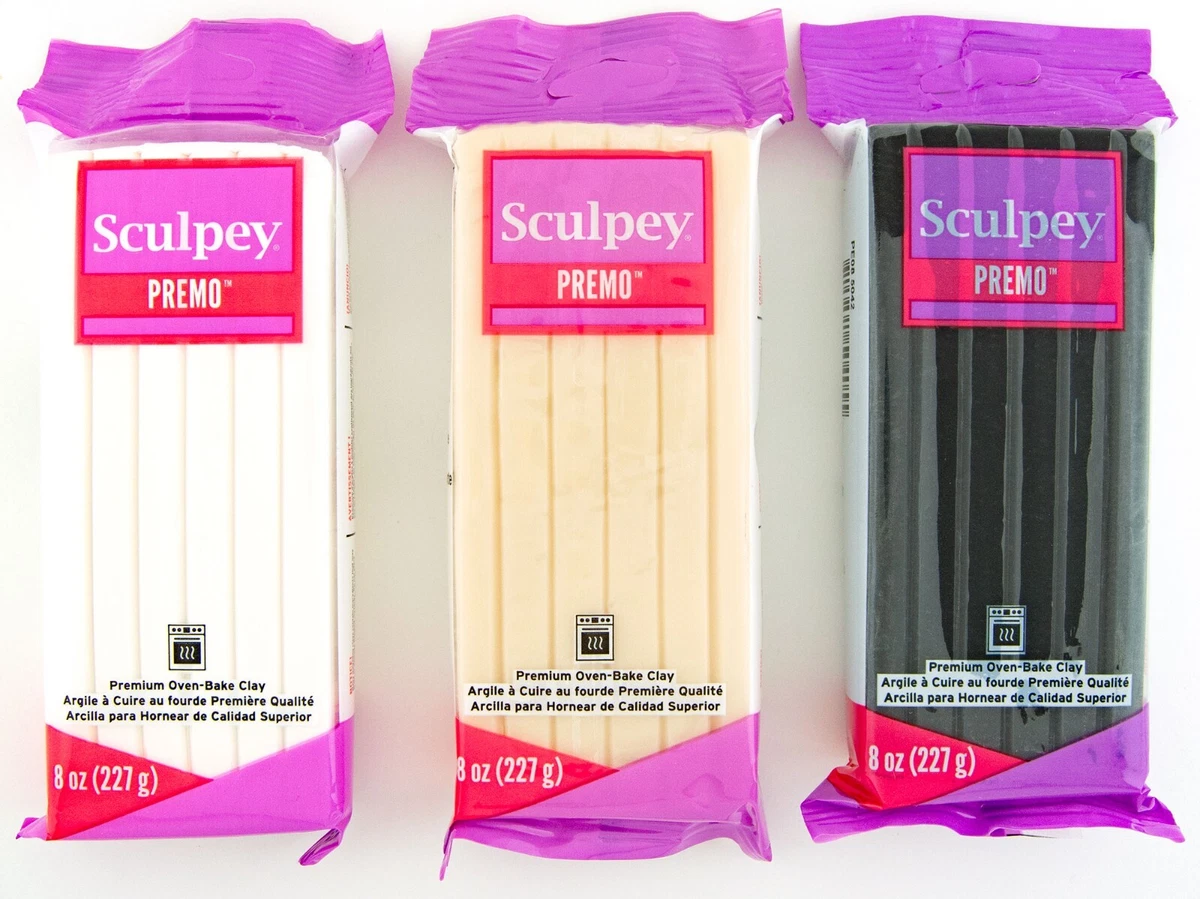 Sculpey Premo Translucent Clay - 8 Oz Oven-Bake Polymer Clay For Crafting