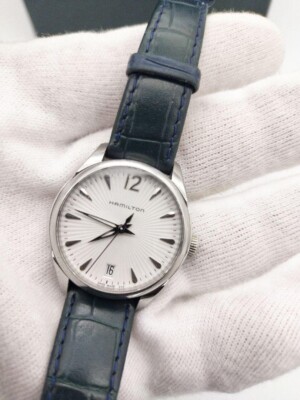 HAMILTON Jazzmaster H422111 White Dial Analog Quartz 30mm Women's Watch Tested