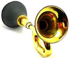 SMALL 7" Vintage Antique Brass Taxi BULB Horn Trumpet Car Clown Bulb VERY LOUD