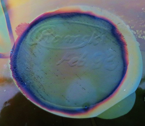 BEAUTIFUL CONTEMPORARY RAMSKI SIGNED CAMEO GLASS VASE CIRCA 1993 - Picture 8 of 8