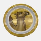 Camel Themed Kids Plate Melamine Plastic Round 8.5"