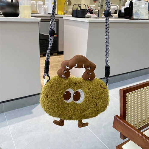 Stuffed Doll Phone Purse Cartoon Potato Crossbody Bag Hanging Neck Bag Women - Picture 11 of 14