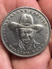 Vintage Advertisement Good Luck Token - Hopalong Cassidy TV Series 