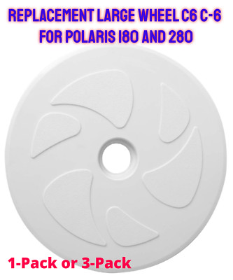 C6 C-6 Replacement Large Wheel for Polaris Zodiac 180 and 280, 1-Pack or 3-Pack